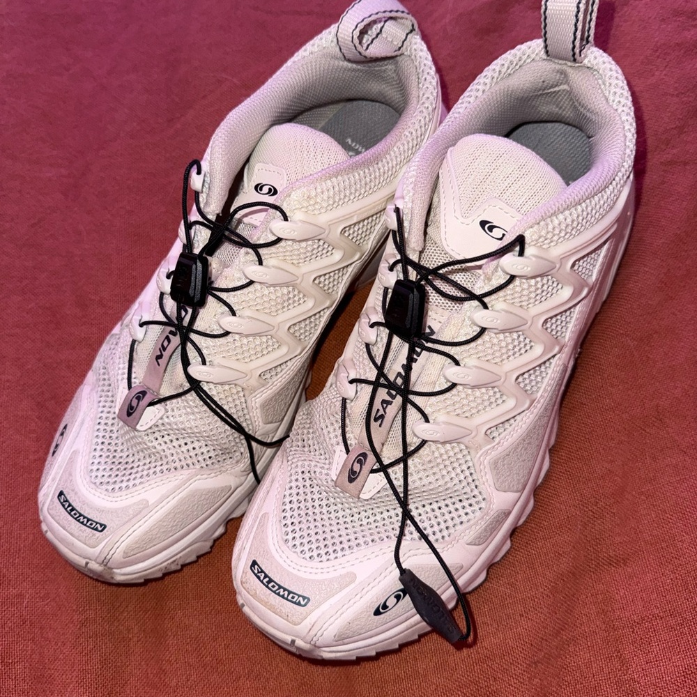 Salomon Women's White Mesh Athletic Shoes